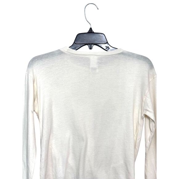 Nordstrom Twist Front Blouse Pullover Long Sleeve Scoop Neck Girl L 10/12 NWOT - Picture 5 of 8